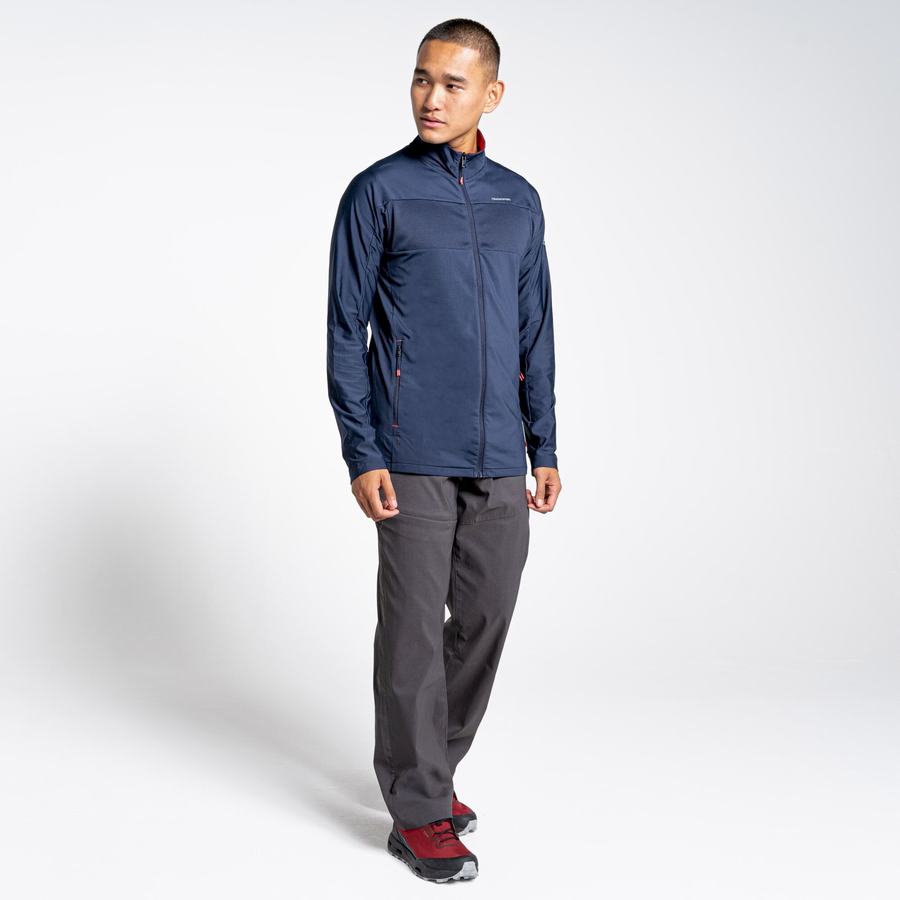 Blue Navy Craghoppers NosiLife Valens Men's Jackets | NZU621DF