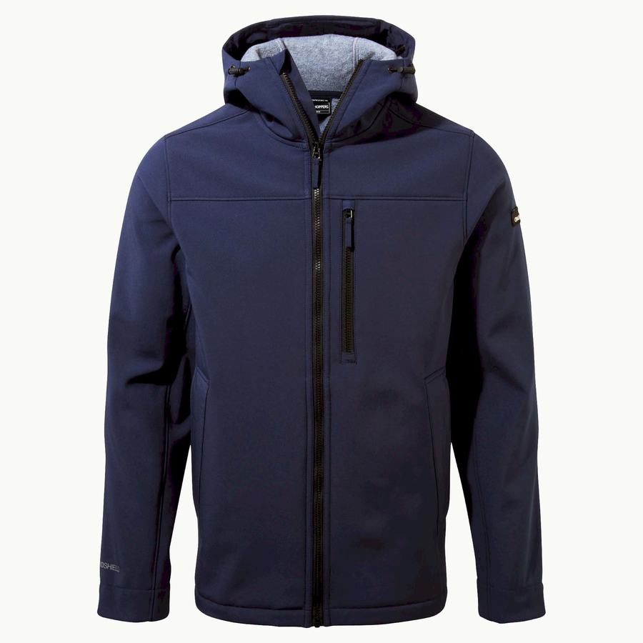 Blue Navy Craghoppers Oswin Insulated Hooded Men's Jackets | FSR9350EA