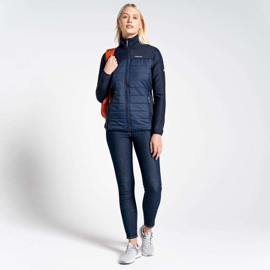 Blue Navy Craghoppers Regina Hybrid Women's Jackets | SXM9886AU