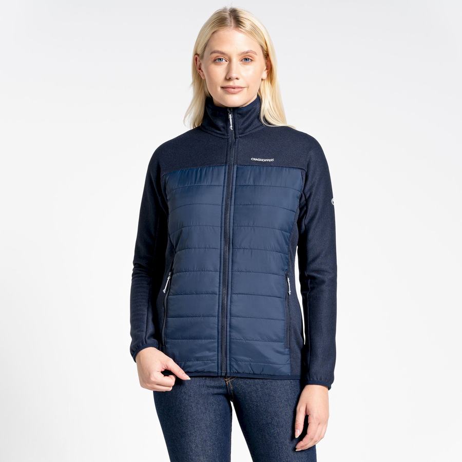 Blue Navy Craghoppers Regina Hybrid Women's Jackets | SXM9886AU