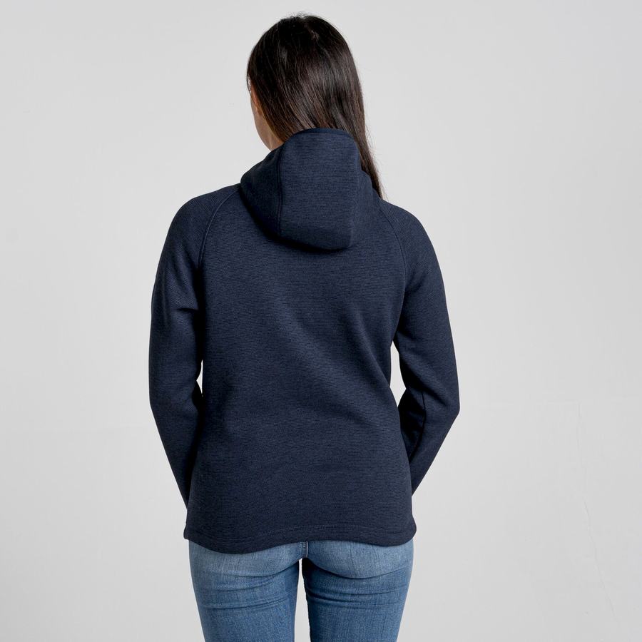 Blue Navy Craghoppers Silvia Hooded Women's Jackets | FKU7673PC