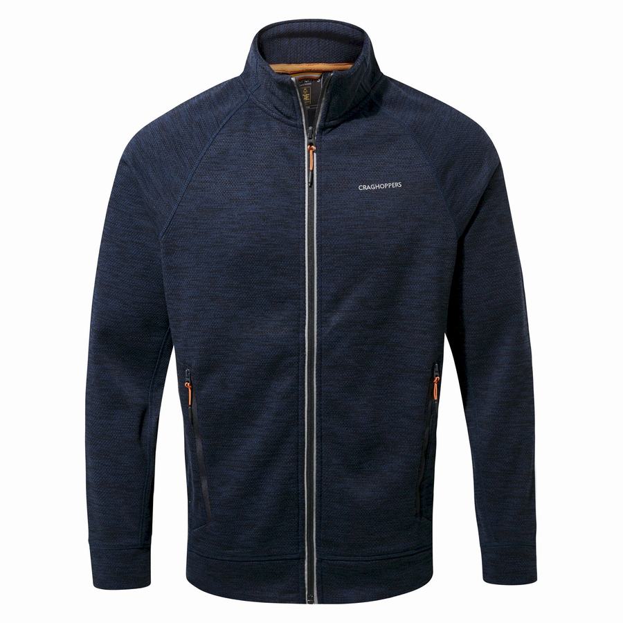 Blue Navy Craghoppers Stromer Men's Sweaters | XUB599MS