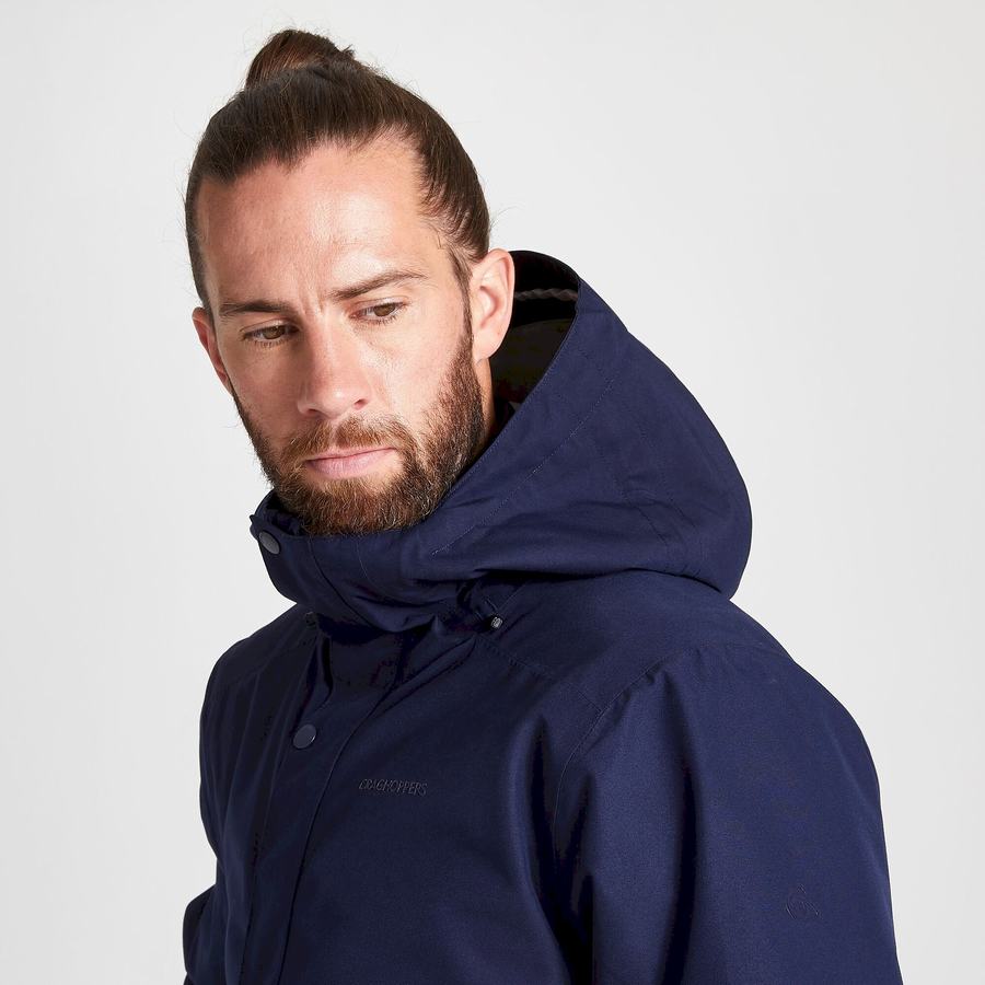 Blue Navy Craghoppers Talo GORE-TEX Men's Jackets | ZPP5620TA