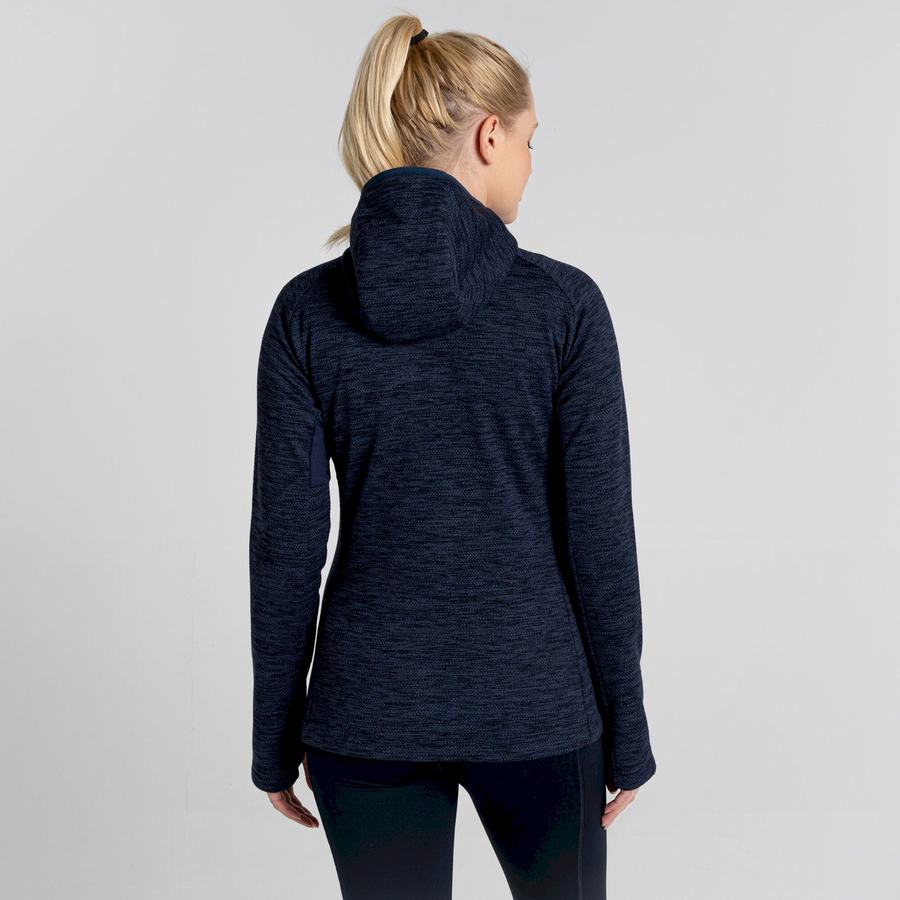 Blue Navy Craghoppers Trina Hooded Women's Jackets | SHZ8966PD