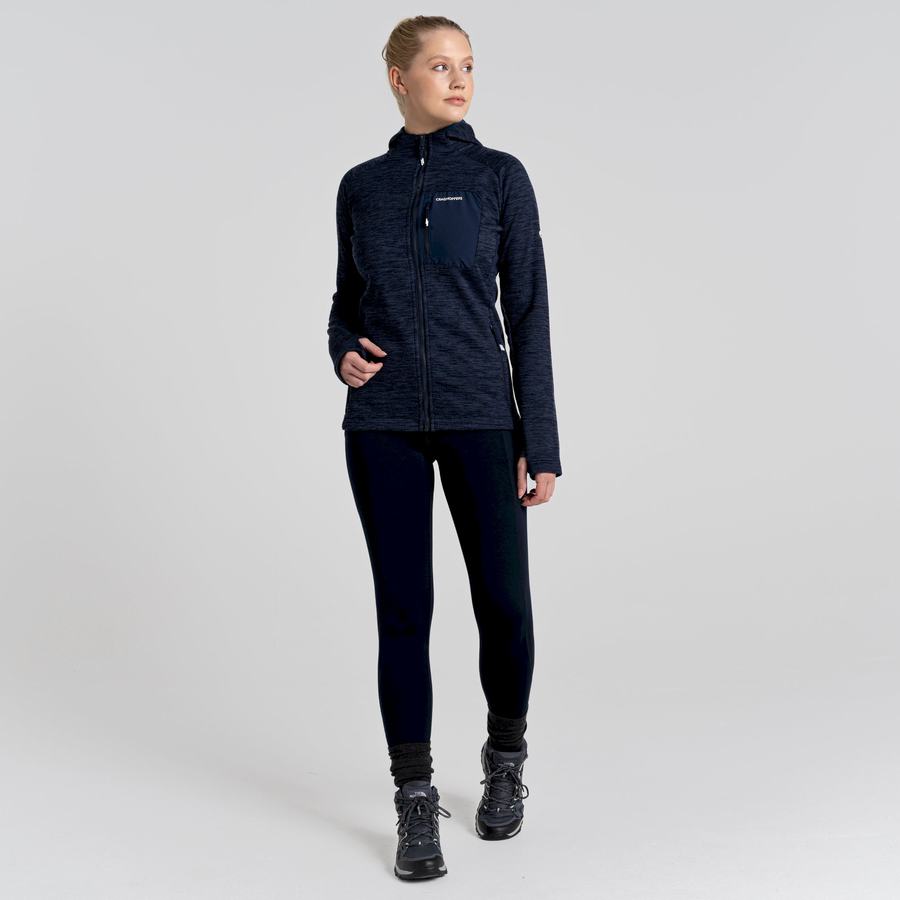 Blue Navy Craghoppers Trina Hooded Women's Jackets | SHZ8966PD