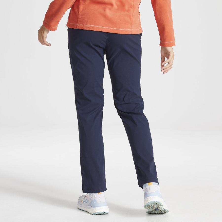 Blue Navy Craghoppers Verve Women's Trousers | GPQ9745HZ