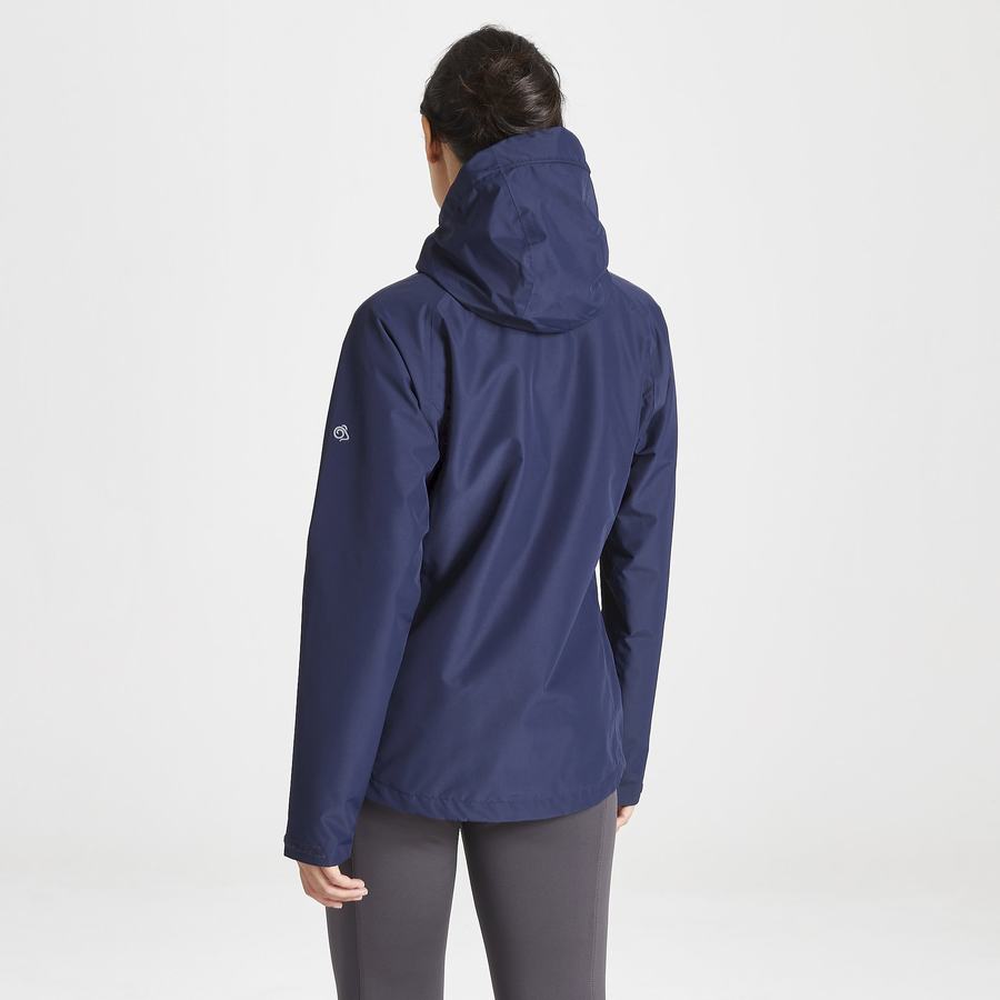 Blue Navy Craghoppers Waterproof Orion Women's Jackets | VKU2682BQ