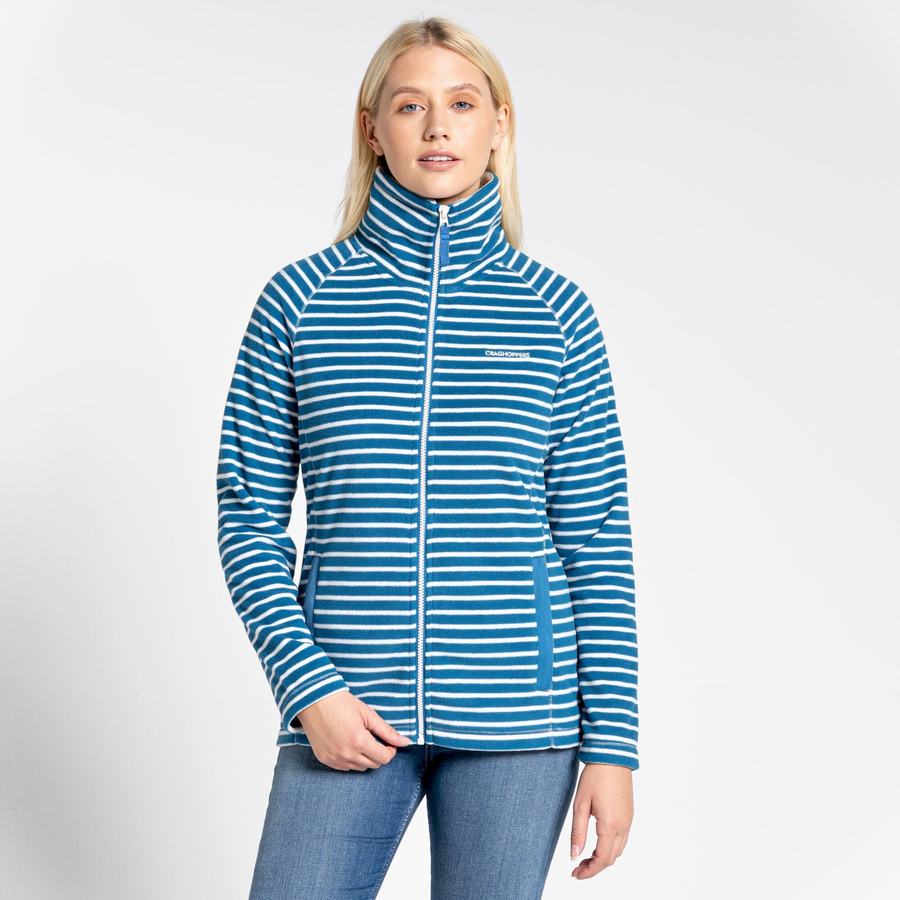 Blue Stripes Craghoppers Ella Women's Sweaters | MVD1696VA