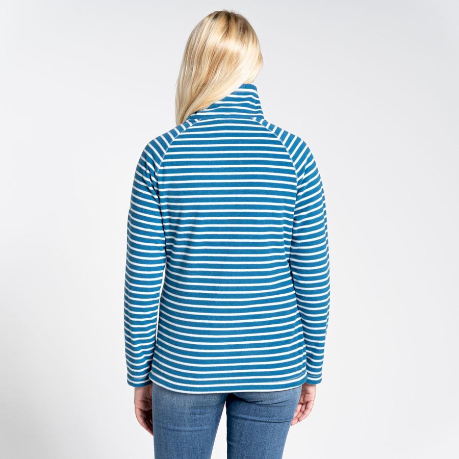 Blue Stripes Craghoppers Ella Women's Sweaters | MVD1696VA