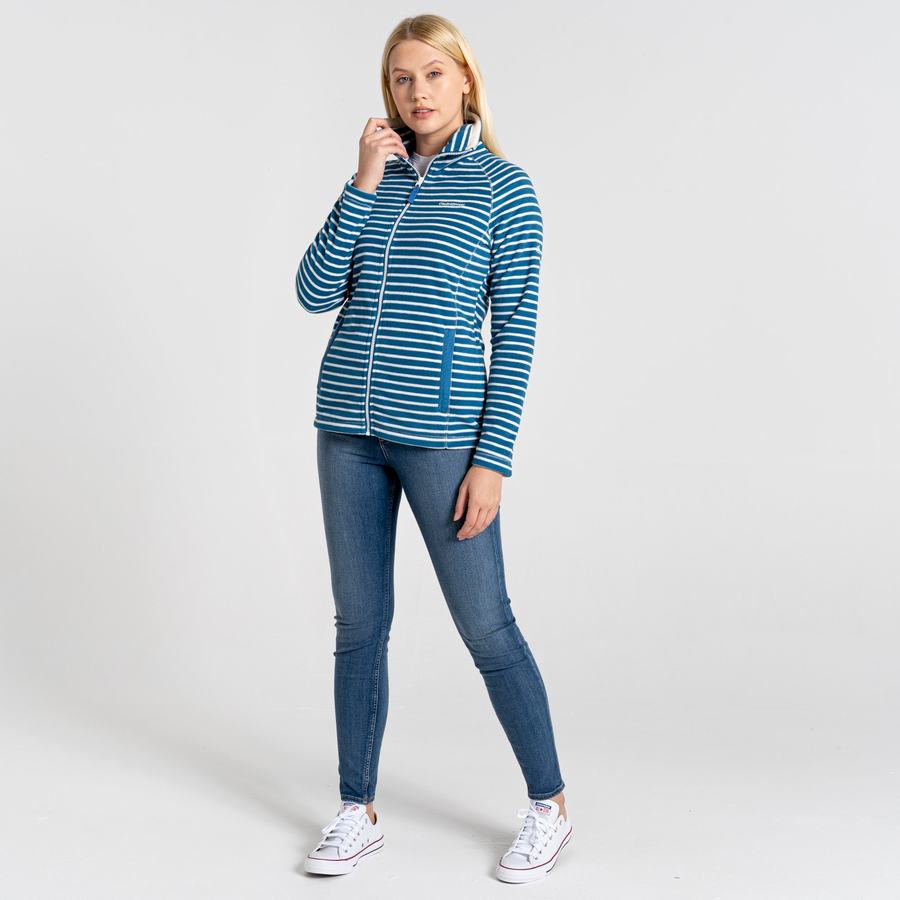 Blue Stripes Craghoppers Ella Women's Sweaters | MVD1696VA