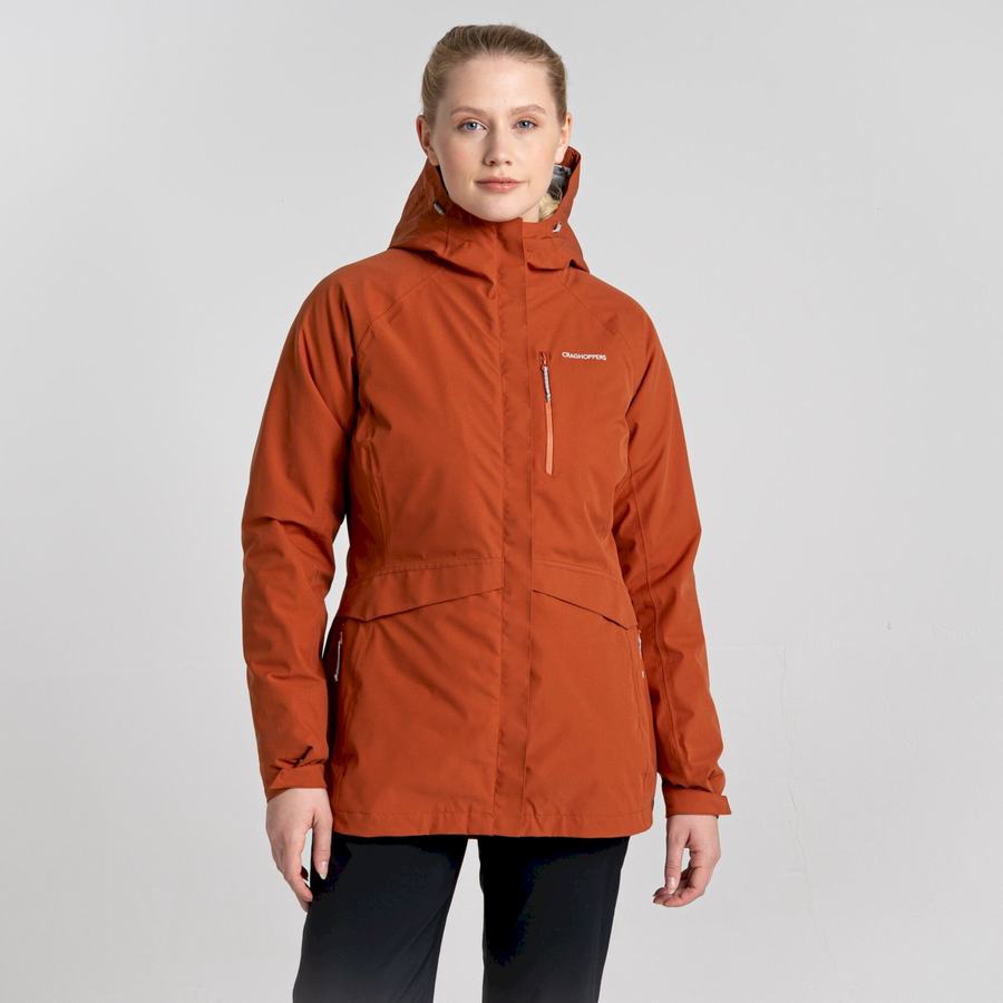 Brown Craghoppers 3 In 1 Women's Jackets | QLC7337BJ