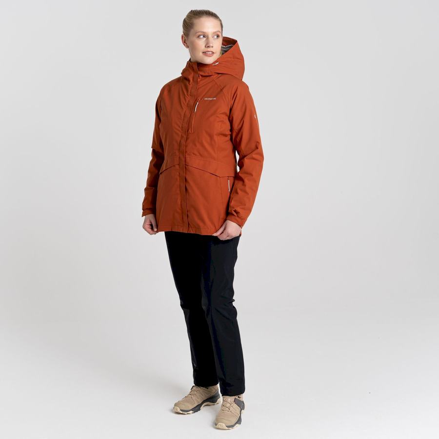 Brown Craghoppers 3 In 1 Women's Jackets | QLC7337BJ