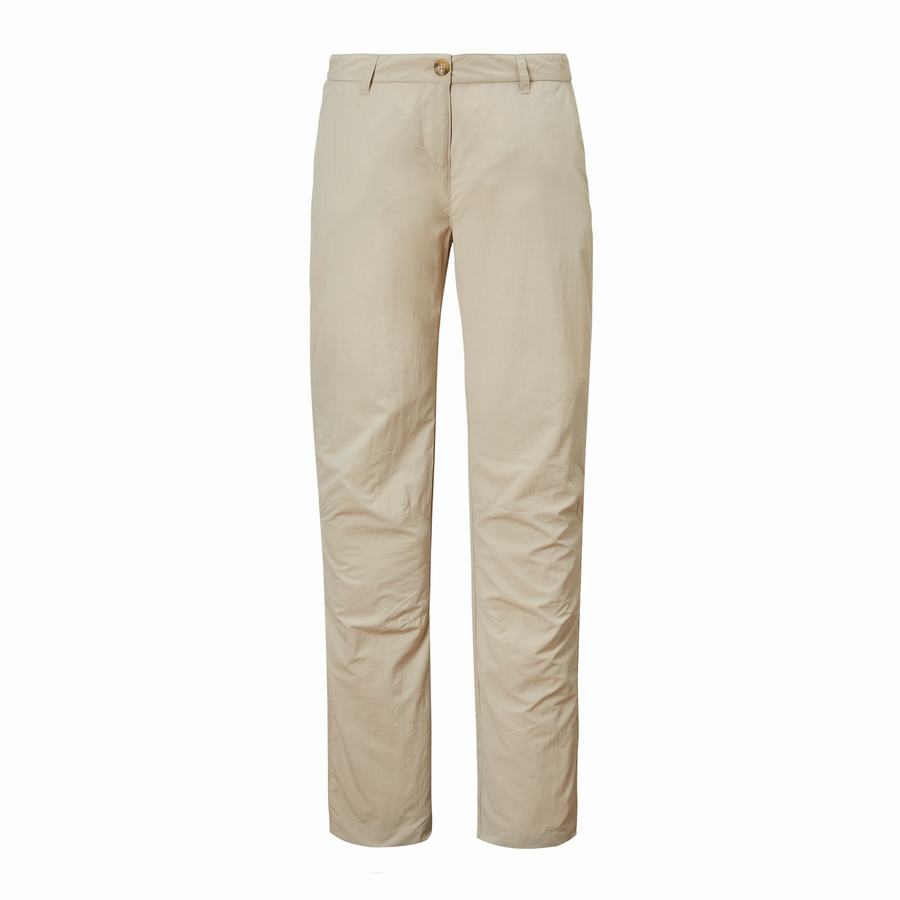 Brown Craghoppers NosiLife III Women's Trousers | OWK6120SM