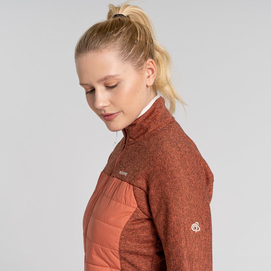 Brown Craghoppers Regina Hybrid Women's Jackets | BUD6581PS