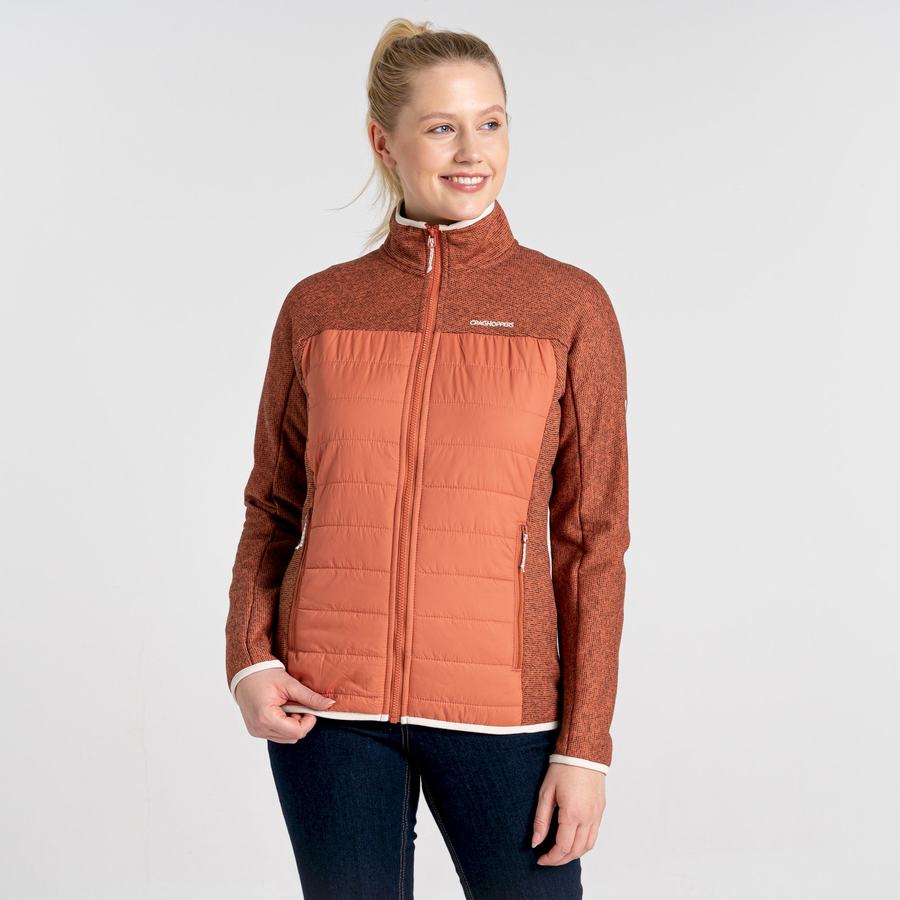 Brown Craghoppers Regina Hybrid Women's Jackets | BUD6581PS