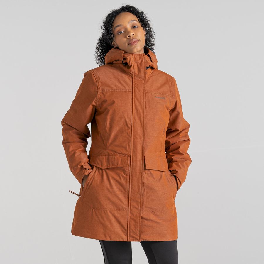 Brown Craghoppers Shayla Insulated Women's Jackets | CVG7943TY