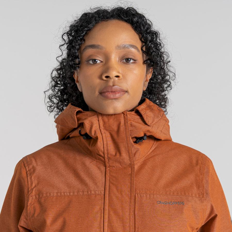 Brown Craghoppers Shayla Insulated Women's Jackets | CVG7943TY