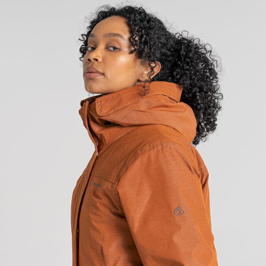 Brown Craghoppers Shayla Insulated Women's Jackets | CVG7943TY