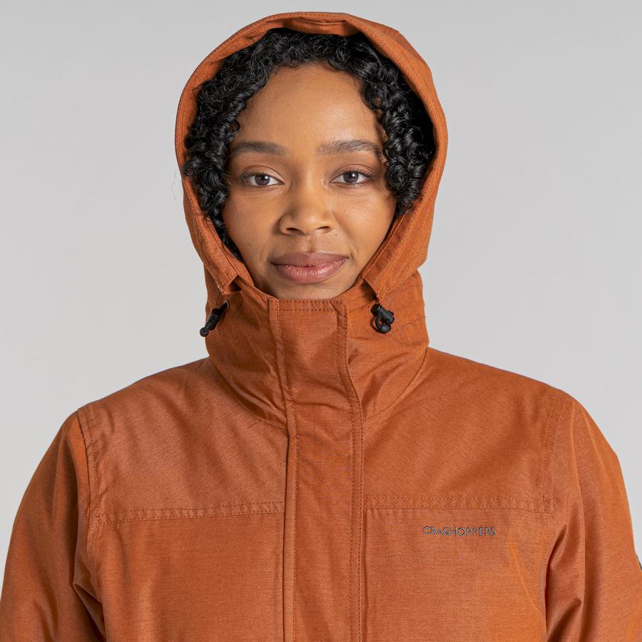 Brown Craghoppers Shayla Insulated Women's Jackets | CVG7943TY