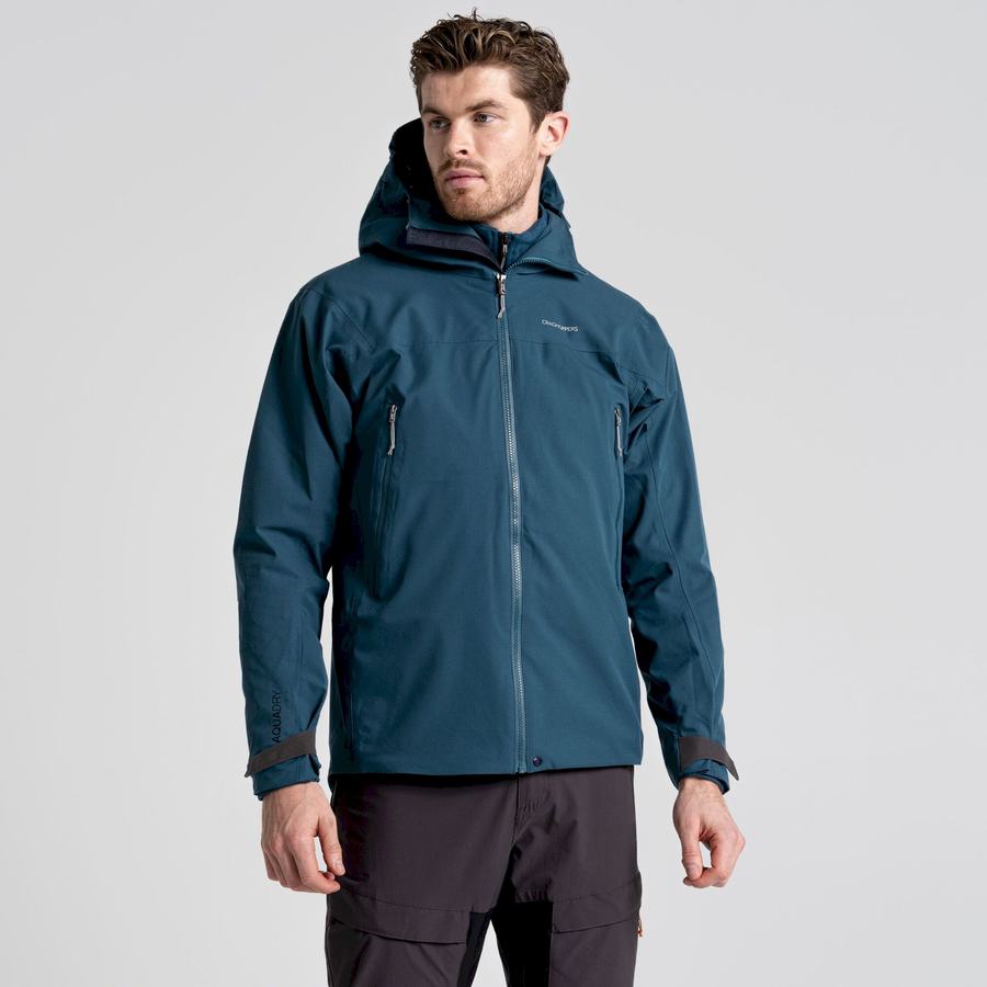 Dark Blue Craghoppers Dynamic Pro Men's Jackets | EYM573ZO