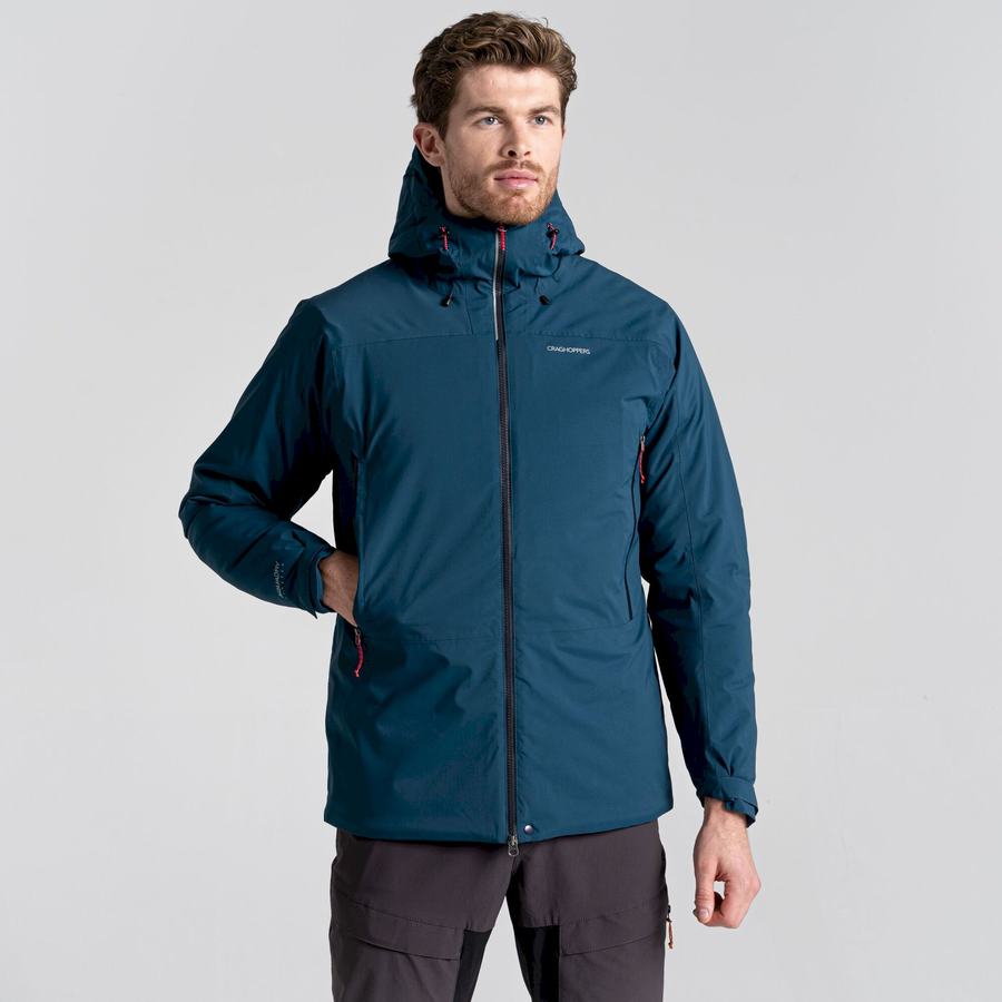 Dark Blue Craghoppers Gryffin Thermic Men's Jackets | HDI1699WK