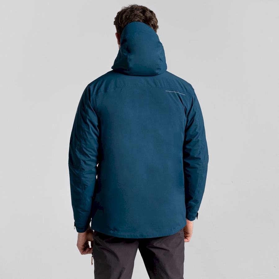 Dark Blue Craghoppers Gryffin Thermic Men's Jackets | HDI1699WK