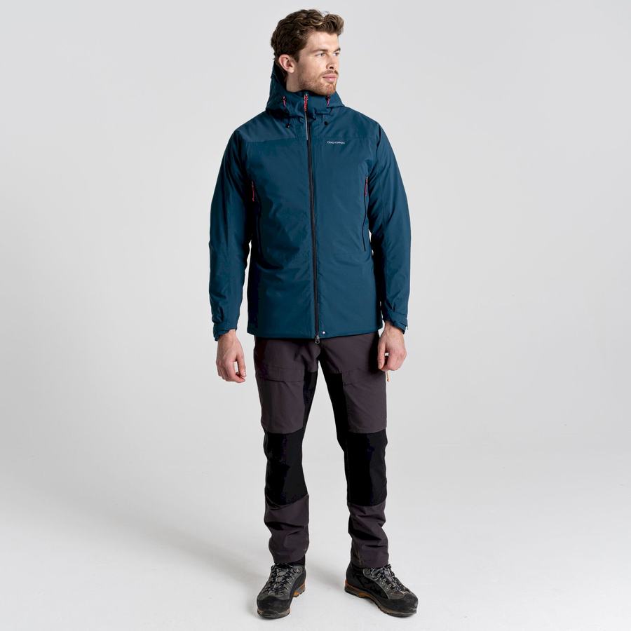 Dark Blue Craghoppers Gryffin Thermic Men's Jackets | HDI1699WK