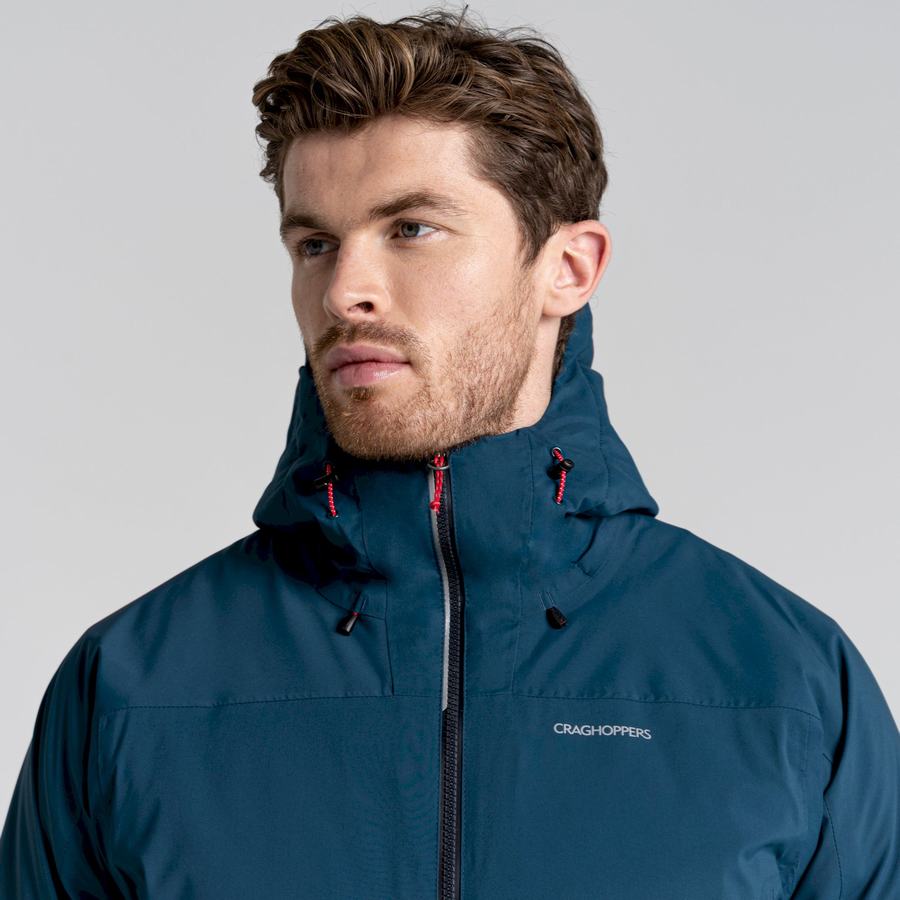 Dark Blue Craghoppers Gryffin Thermic Men's Jackets | HDI1699WK