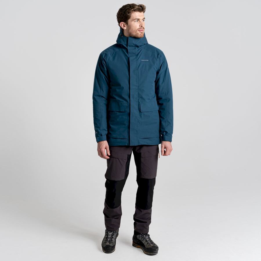 Dark Blue Craghoppers Lorton Thermic Men's Jackets | QEU9799TD