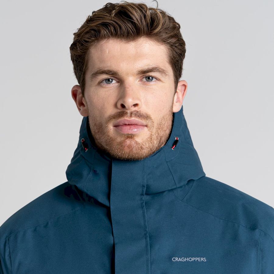 Dark Blue Craghoppers Lorton Thermic Men's Jackets | QEU9799TD