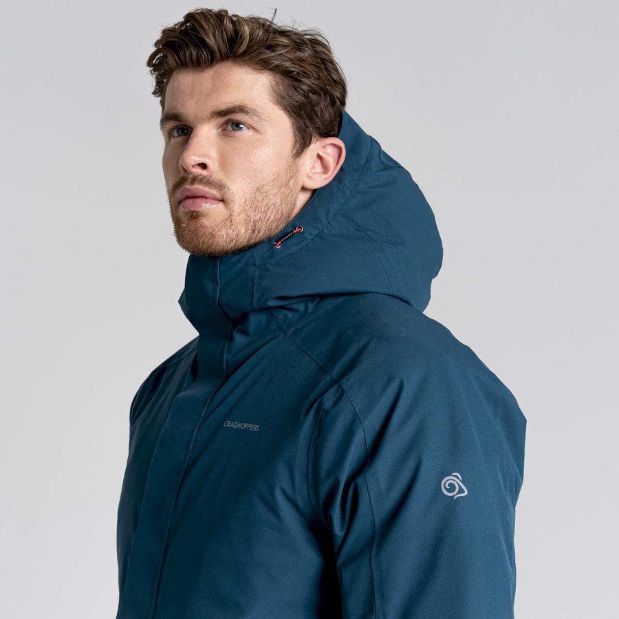 Dark Blue Craghoppers Lorton Thermic Men's Jackets | QEU9799TD