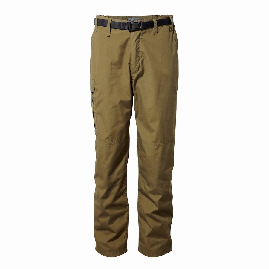 Dark Green Craghoppers Kiwi Classic Men's Trousers | ZOO5127UR