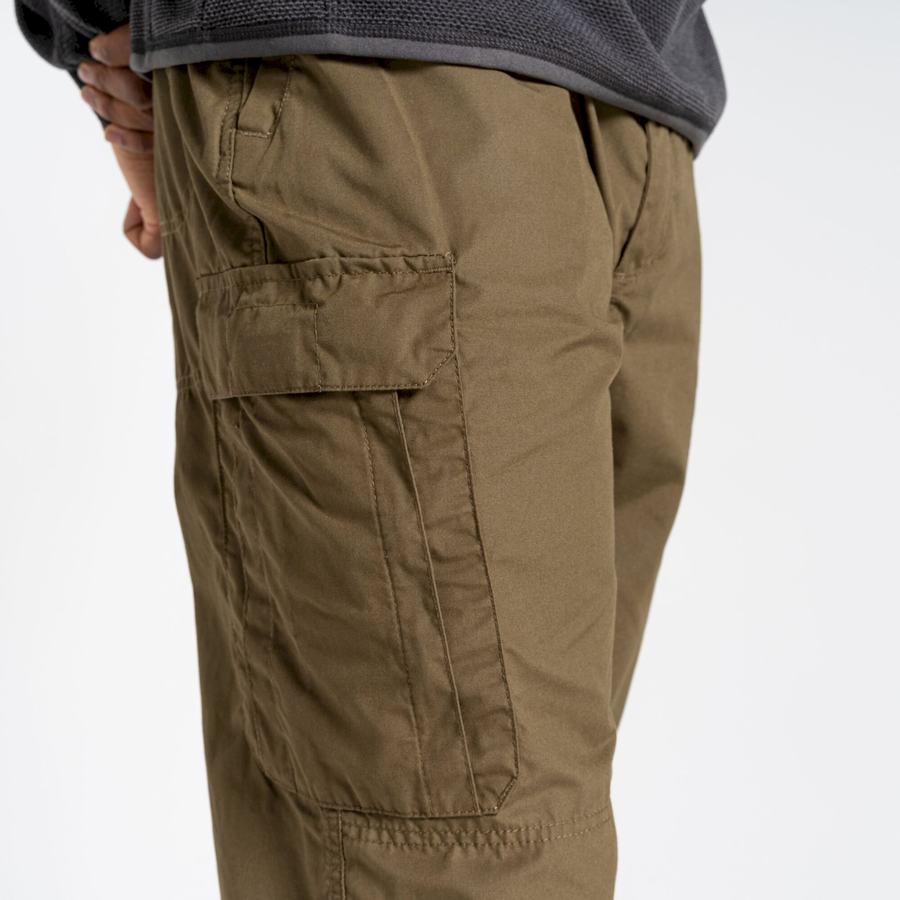 Dark Green Craghoppers Kiwi Classic Men's Trousers | ZOO5127UR