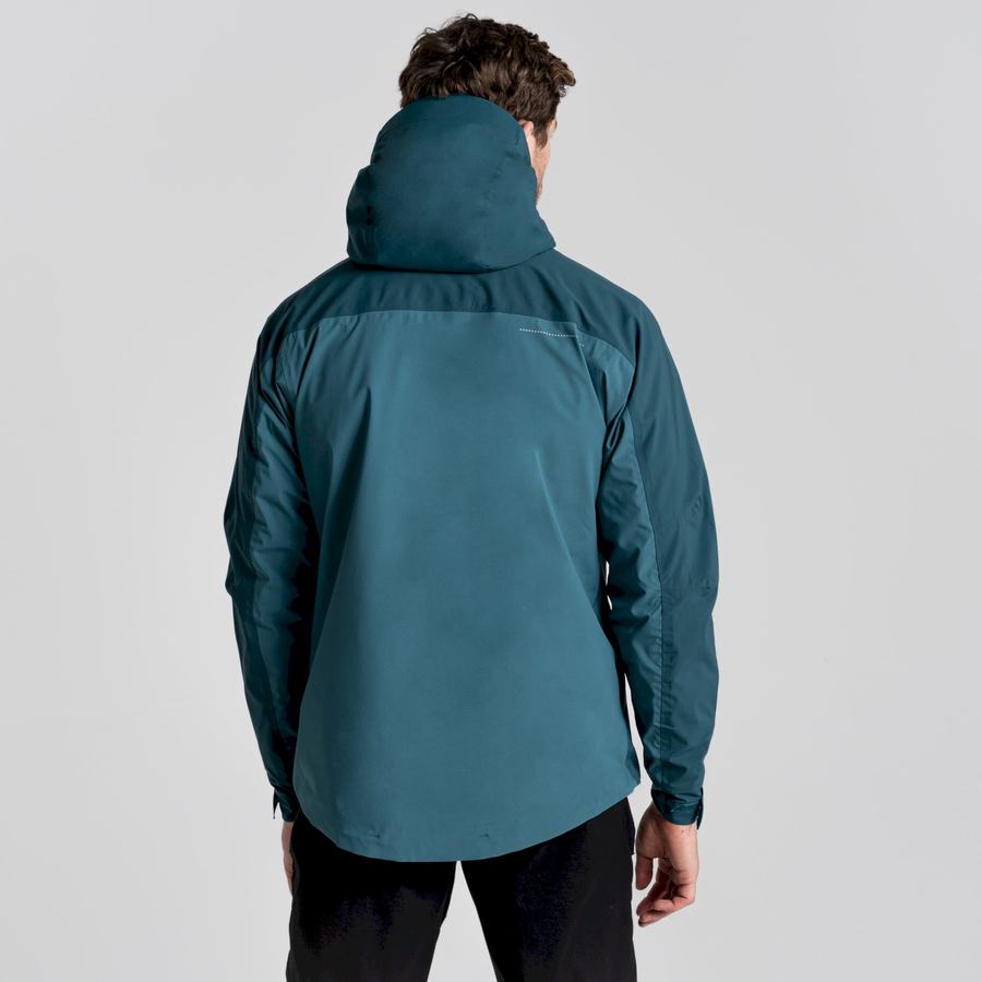 Dark Green Craghoppers Waterproof Gryffin Men's Jackets | EQU2744BB