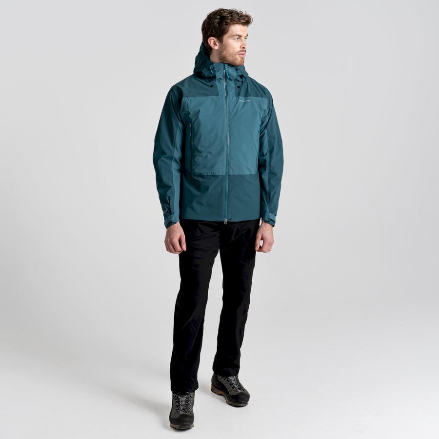 Dark Green Craghoppers Waterproof Gryffin Men's Jackets | EQU2744BB