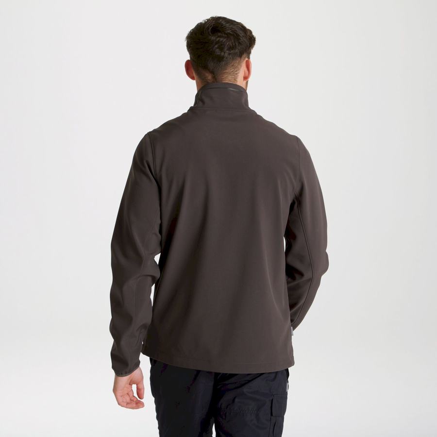 Dark Grey Craghoppers Expert Basecamp Softshell Men's Jackets | AJU10089PK