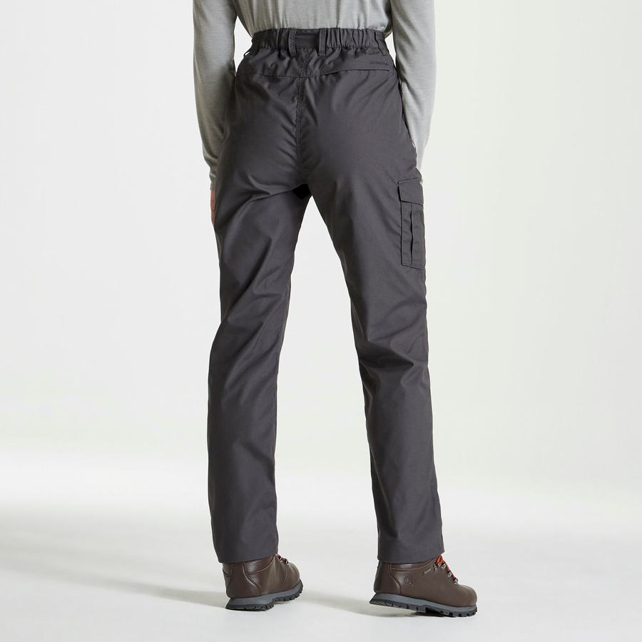 Dark Grey Craghoppers Expert Kiwi Women's Trousers | DQW6912QG