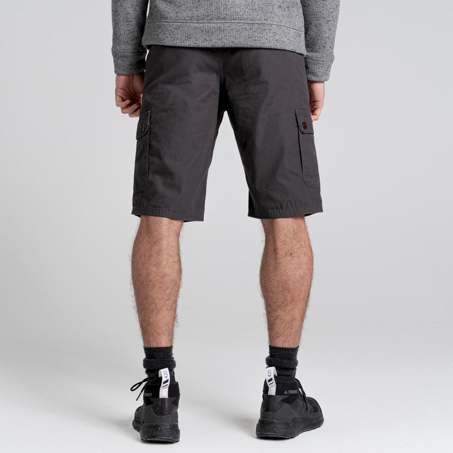 Dark Grey Craghoppers Thallon Men's Shorts | AWI9677BL