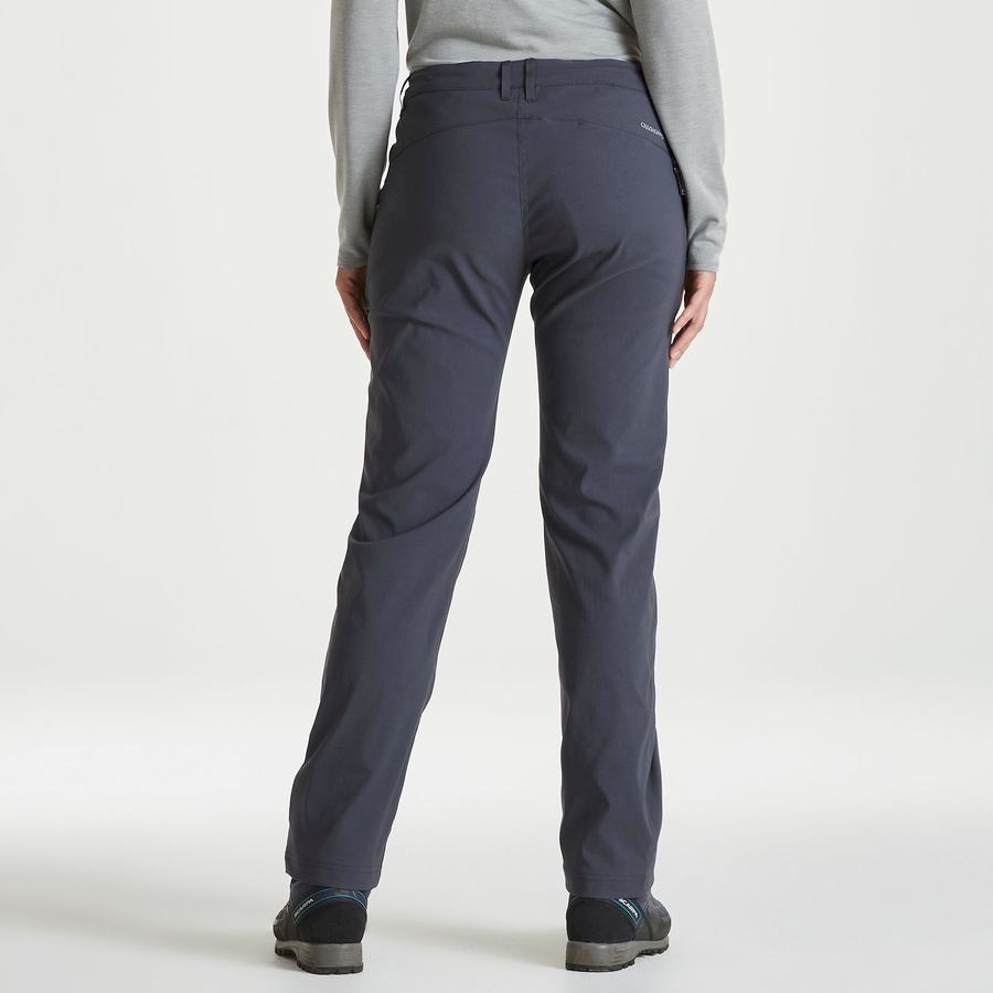 Deep Grey Craghoppers Kiwi Pro II Winter Lined Women's Trousers | CZE6778HR