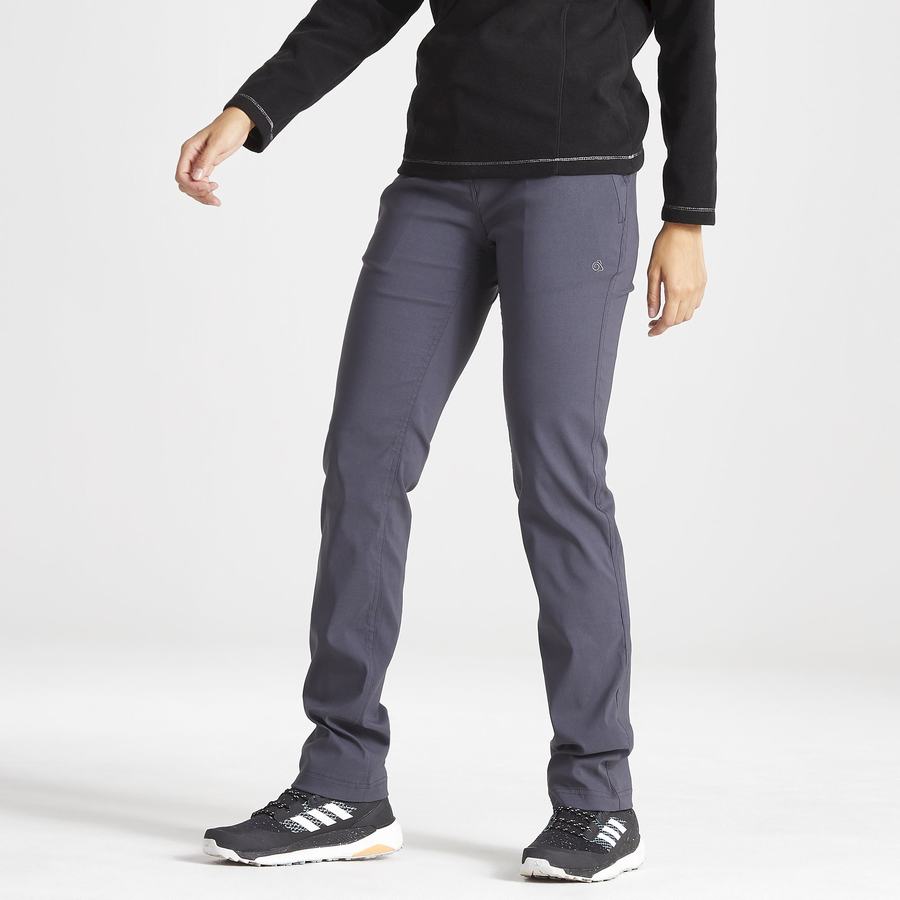 Deep Grey Craghoppers Kiwi Pro II Women's Trousers | GEL7437TR