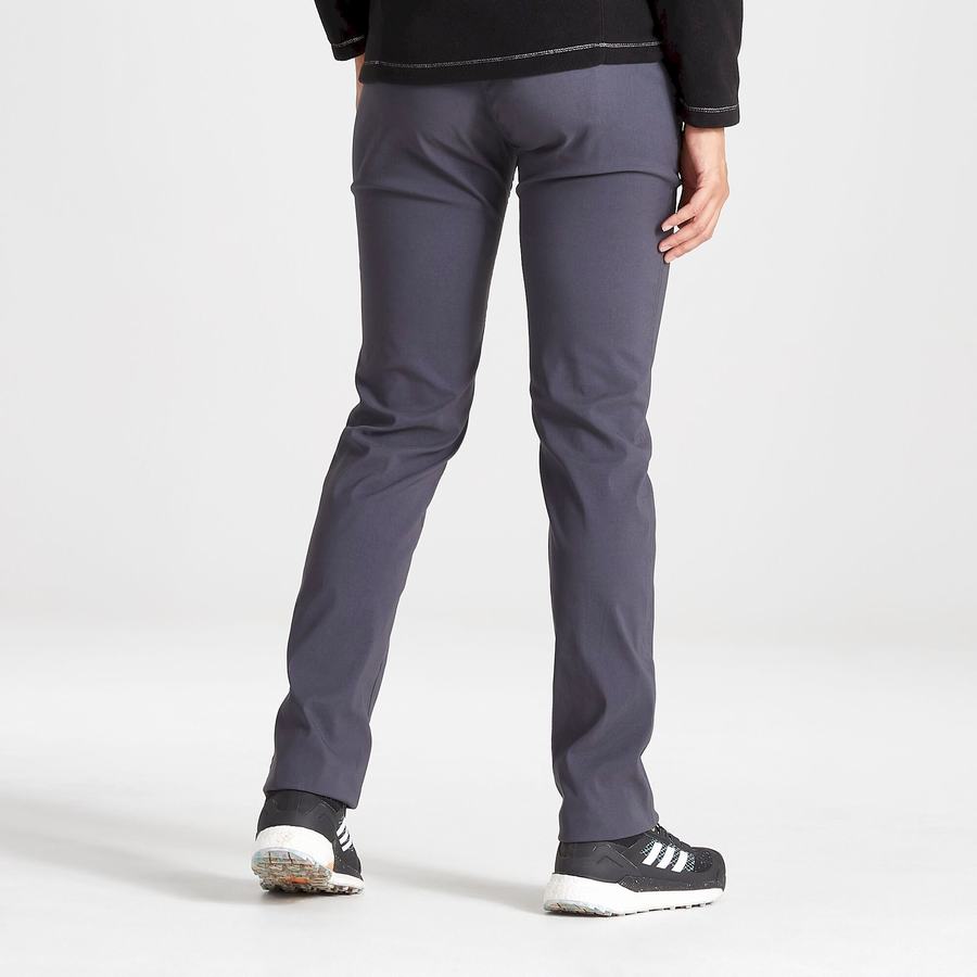 Deep Grey Craghoppers Kiwi Pro II Women's Trousers | GEL7437TR