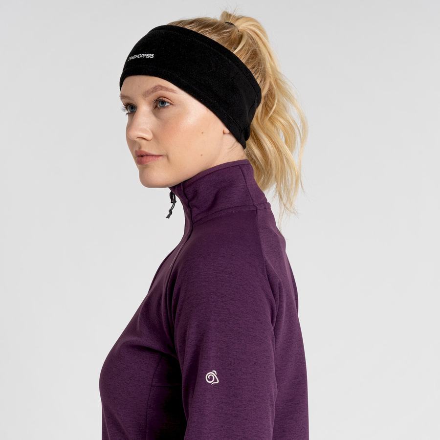 Deep Purple Craghoppers Dynamic Pro Half Zip Women's Sweaters | LYF9623ZC