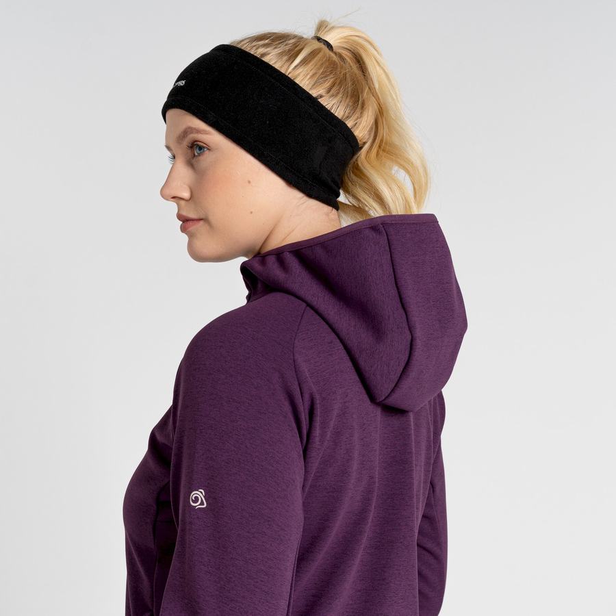 Deep Purple Craghoppers Dynamic Pro Hooded Women's Sweaters | BJQ2485WV