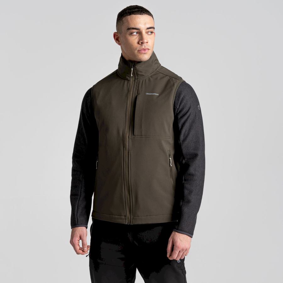 Green Craghoppers Altis Vest Men's Gilets | CVB364EX