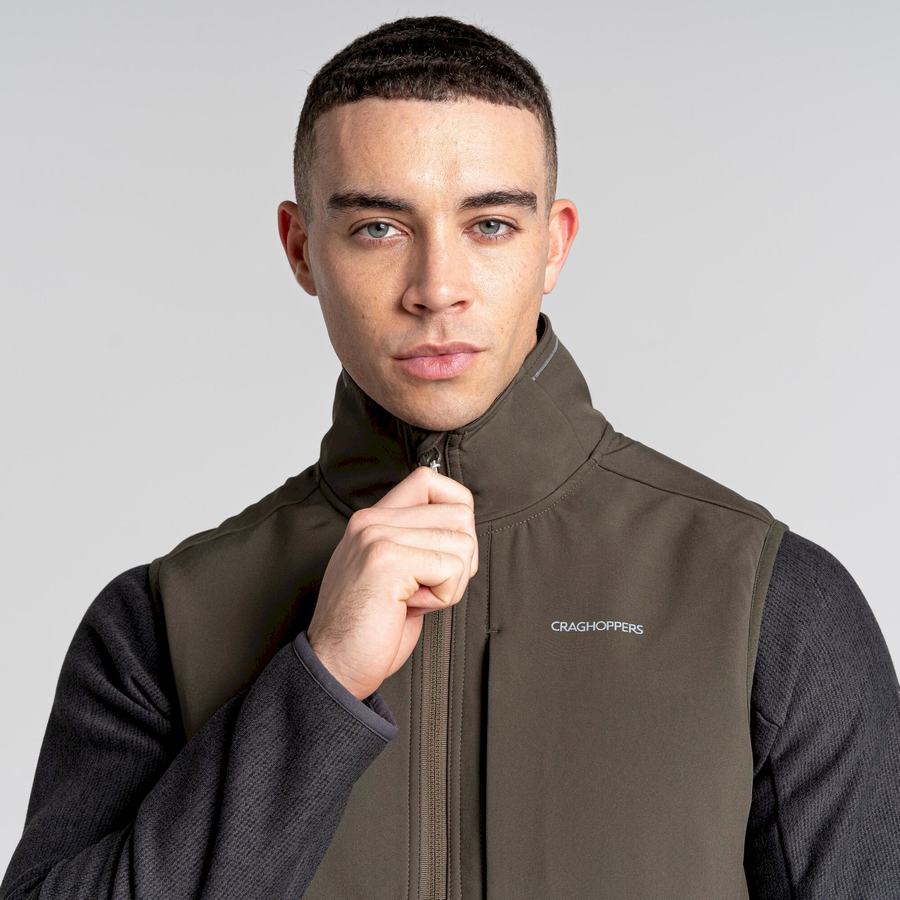 Green Craghoppers Altis Vest Men's Gilets | CVB364EX