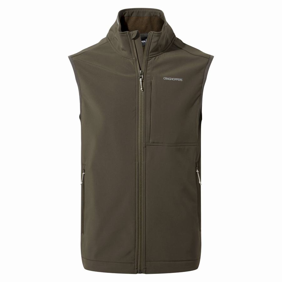 Green Craghoppers Altis Vest Men's Gilets | CVB364EX