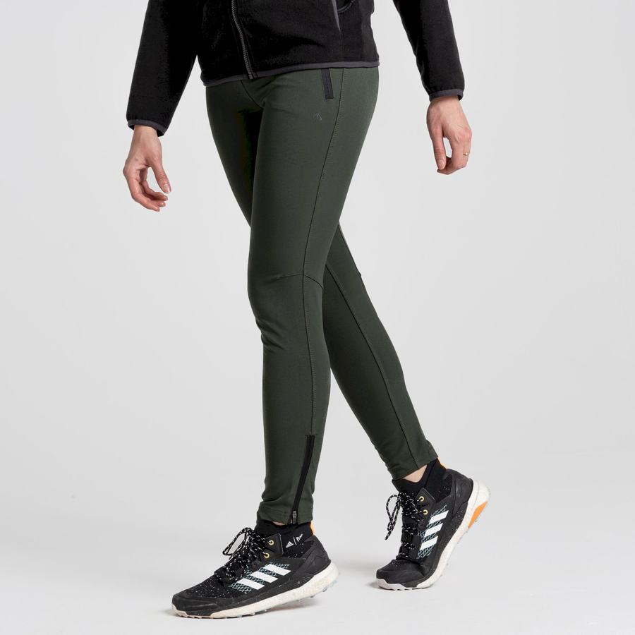 Green Craghoppers Expedition Women's Leggings | RBS2365LX