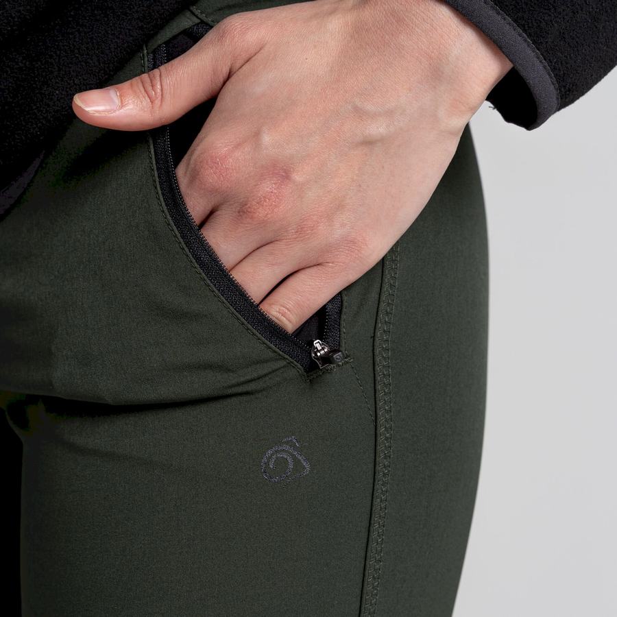 Green Craghoppers Expedition Women's Leggings | RBS2365LX