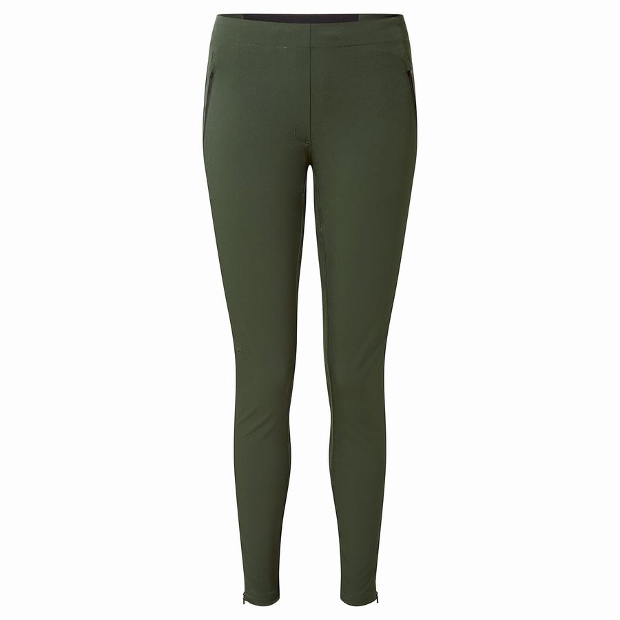 Green Craghoppers Expedition Women's Leggings | RBS2365LX