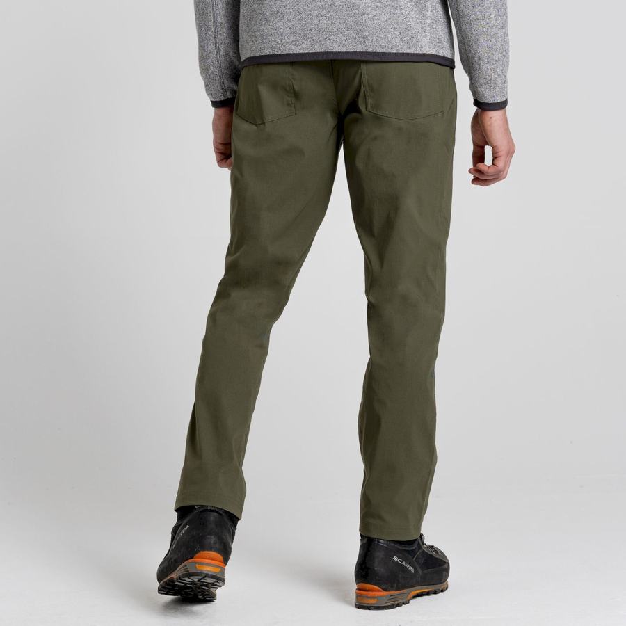 Green Craghoppers Kiwi Pro 5 Pocket Men's Trousers | VUH8922YK